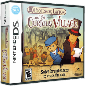 Professor Layton and the Curious Village - Box - 3D Image
