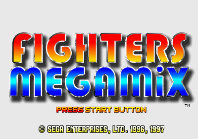 Fighters Megamix - Screenshot - Game Title Image