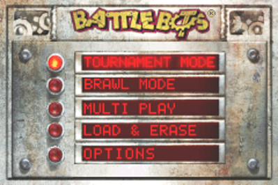 BattleBots: Beyond the BattleBox - Screenshot - Game Select