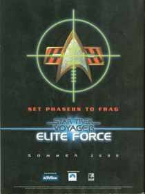 Star Trek: Voyager: Elite Force - Advertisement Flyer - Front