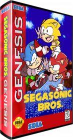 SegaSonic Bros. - Box - 3D