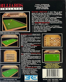 Billiards Simulator - Box - Back