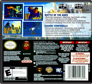 Superman Returns: The Videogame - Box - Back - Reconstructed
