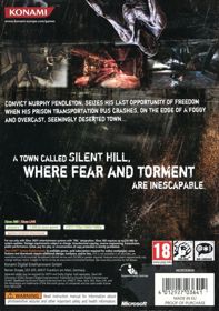 Silent Hill: Downpour - Box - Back