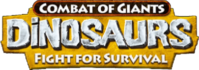 Battle of Giants: Dinosaurs - Clear Logo