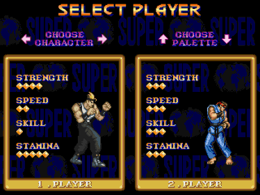 Final Fight GOLD: Super Extra - Screenshot - Game Select