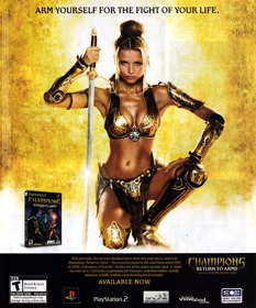 Champions: Return to Arms - Advertisement Flyer - Front