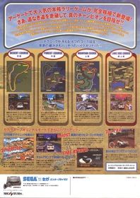 Sega Rally Championship - Advertisement Flyer - Back
