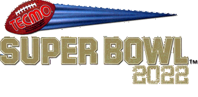 Tecmo Super Bowl 2022 SBlueman Edition - Clear Logo