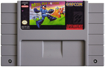 Mega Man Soccer - Cart - Front