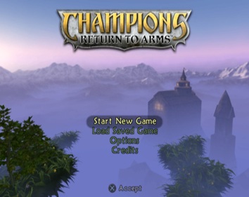 Champions: Return to Arms - Screenshot - Game Select Image