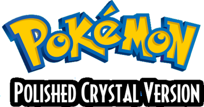 Pokémon Polished Crystal - Clear Logo