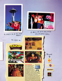Crash Bandicoot - Advertisement Flyer - Front