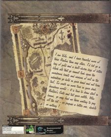 Baldur's Gate - Box - Back