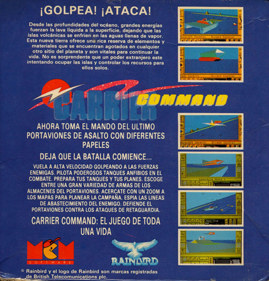 Carrier Command - Box - Back