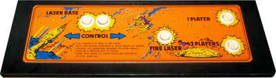 Invader's Revenge - Arcade - Control Panel Image