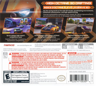 Ridge Racer 3D - Box - Back Image