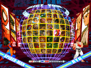 Marvel vs. Capcom 2 - Screenshot - Game Select