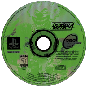 Twisted Metal 4 - Disc Image