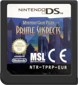 Mystery Case Files: Prime Suspects - Cart - Front Image