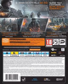 Tom Clancy's The Division - Box - Back