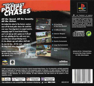 World's Scariest Police Chases - Box - Back Image
