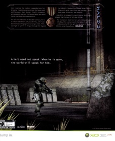 Halo 3 - Advertisement Flyer - Front