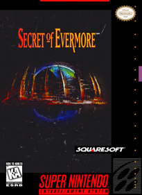Secret of Evermore - Fanart - Box - Front