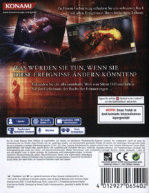 Silent Hill: Book of Memories - Box - Back