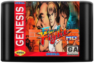Final Fight MD - Cart - Front