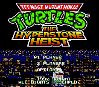 Teenage Mutant Ninja Turtles: The Hyperstone Heist - Screenshot - Game Select