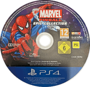Marvel Pinball Epic Collection Vol. 1 - Disc