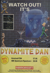 Dynamite Dan - Advertisement Flyer - Front Image