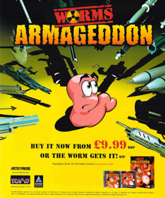 Worms Armageddon - Advertisement Flyer - Front