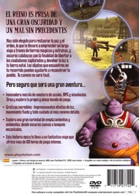 Dark Cloud - Box - Back Image