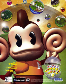Super Monkey Ball 2 - Advertisement Flyer - Front