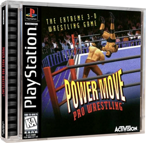 Power Move Pro Wrestling - Box - 3D Image