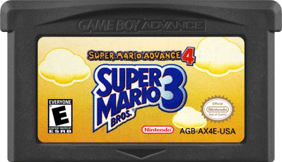 Super Mario Advance 4: Super Mario Bros. 3 - Cart - Front Image