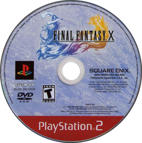 Final Fantasy X - Disc Image