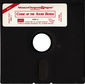 Advanced Dungeons & Dragons: Curse of the Azure Bonds - Disc Image