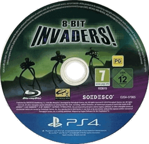 8-Bit Invaders! - Disc