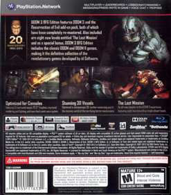 DOOM 3: BFG Edition - Box - Back