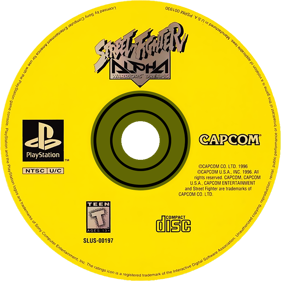 Street Fighter Alpha: Warriors' Dreams - Disc Image