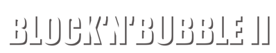 Block'n'Bubble II - Clear Logo