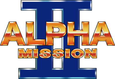 Alpha Mission II - Clear Logo Image