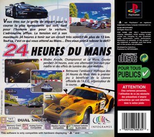 Test Drive: Le Mans - Box - Back