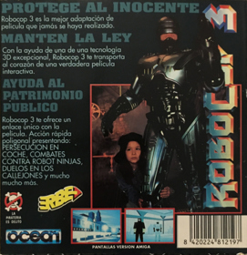 RoboCop 3D - Box - Back