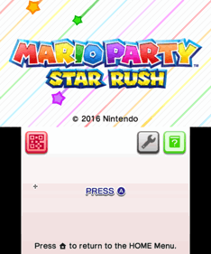 Mario Party: Star Rush - Screenshot - Game Title