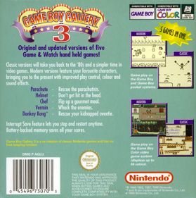 Game & Watch Gallery 2 - Box - Back