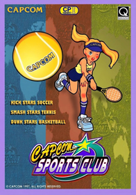 Capcom Sports Club - Fanart - Box - Front Image